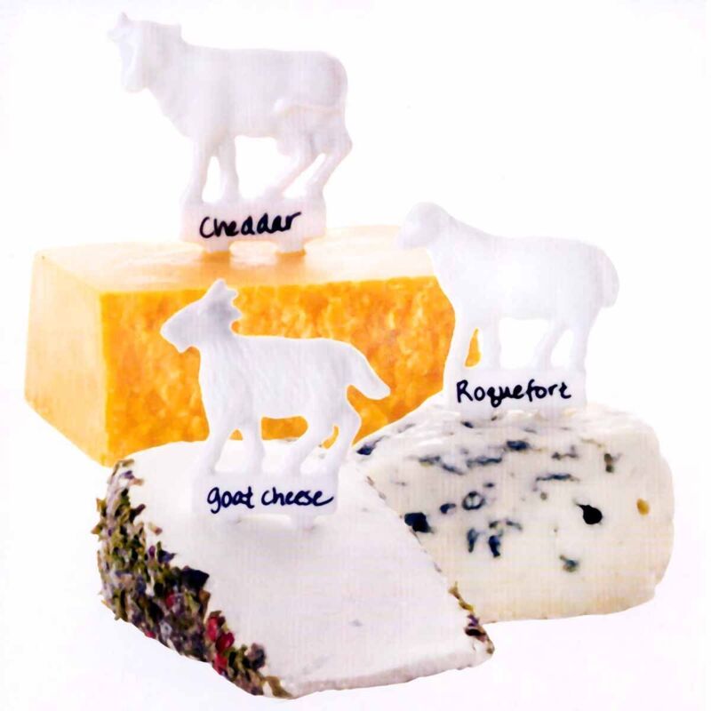 foto del prodotto set di 12 cartelli per formaggio