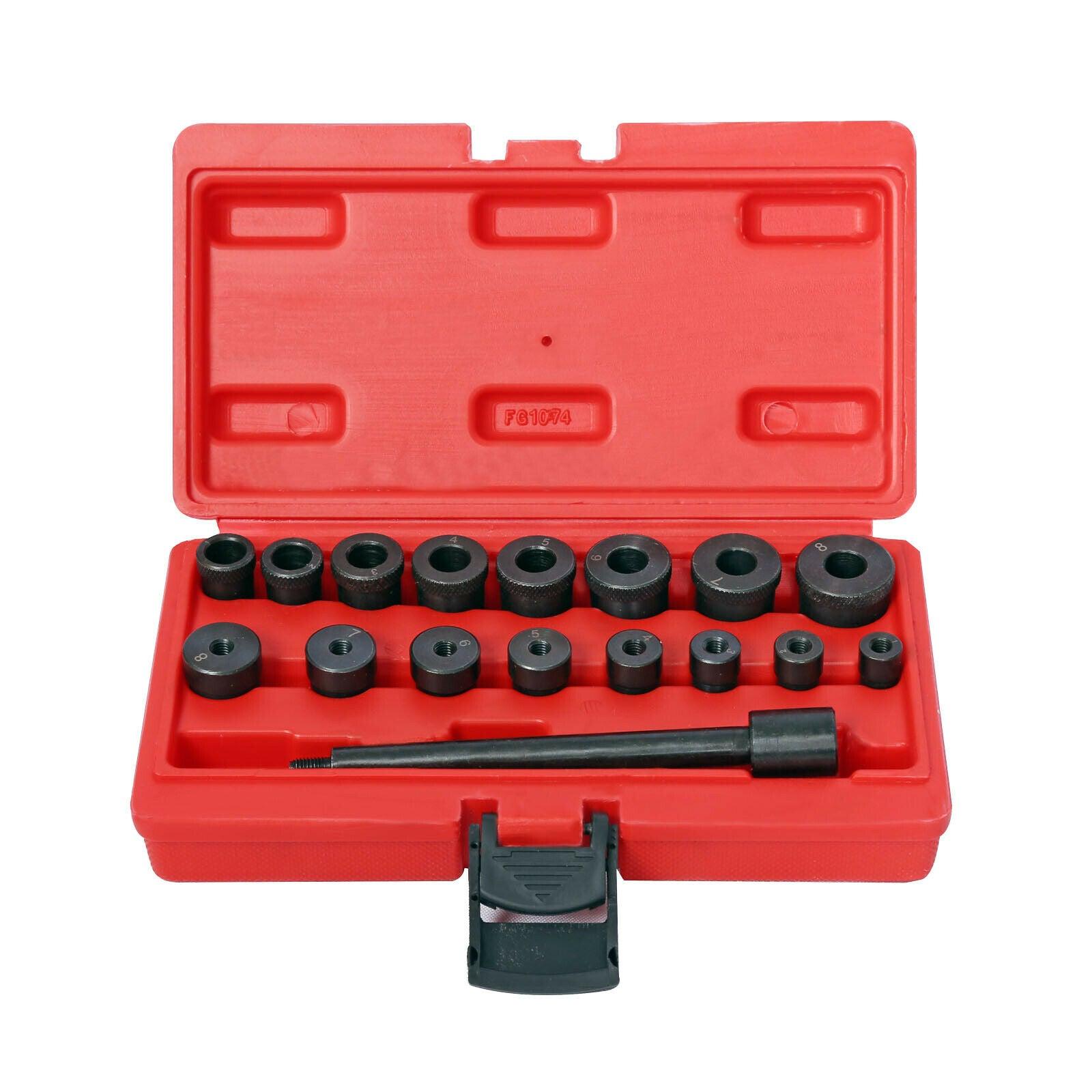 foto del prodotto set di 17 attrezzi per centraggio perno universale per centraggio frizione auto 16 0002580