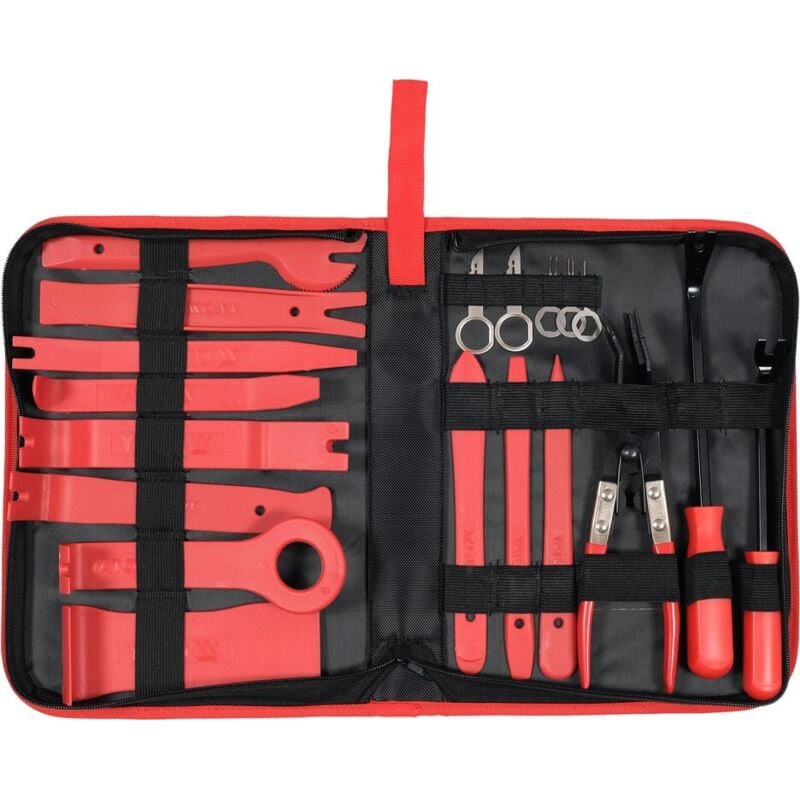 foto del prodotto set di 19 strumenti per la rimozione di tappezzeria e radio per auto - yt-08442