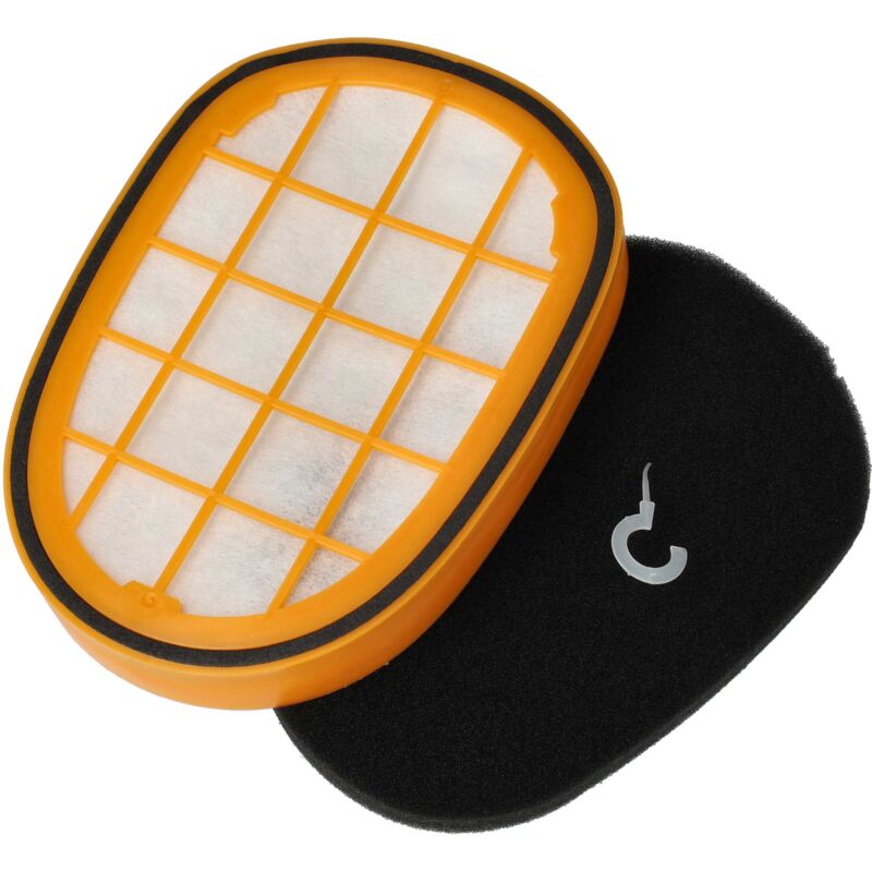 foto del prodotto set di 1x filtro pre motore, 1x filtro salva motore compatibile con philips speedpro max aqua fc6904 01 aspirapolvere con prefiltro vhbw
