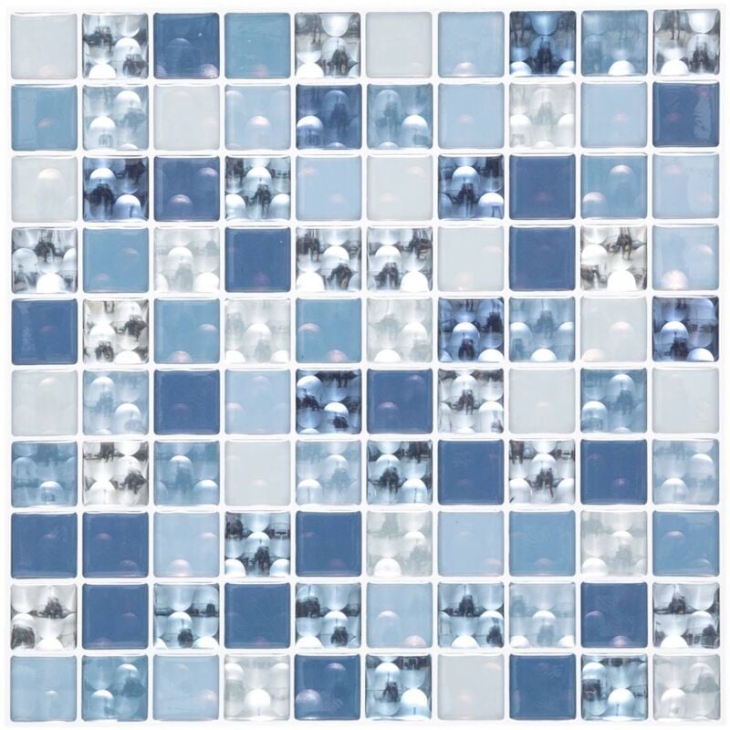 foto del prodotto set di 2 adesivi per piastrelle oculari blu atmosphera cr ateur d int rieur