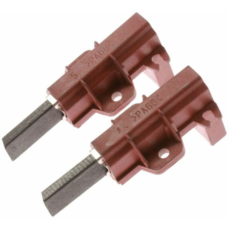 foto del prodotto set di 2 carboni motore originali lavatrice whirlpool 4370756