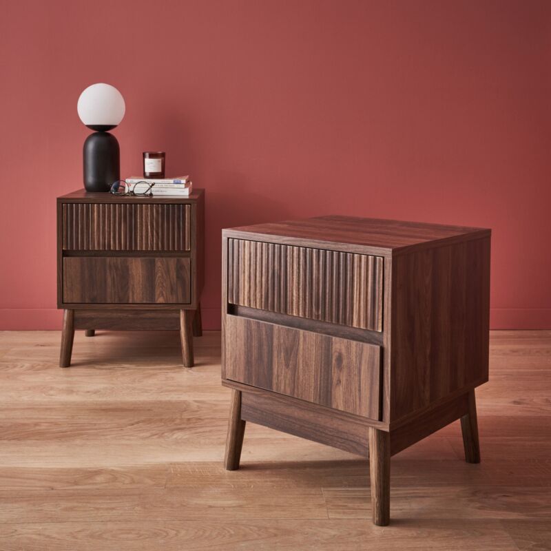 foto del prodotto set di 2 comodini con 2 cassetti