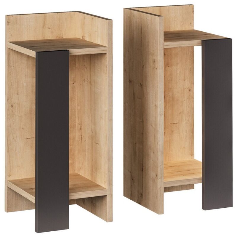 foto del prodotto set di 2 comodini h60 cm elos