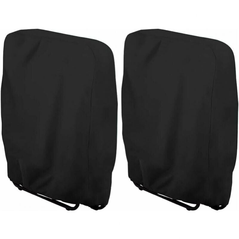 foto del prodotto set di 2 coperture per lettini prendisole pieghevoli, copertura impermeabile per lettini prendisole da giardino, copertura per sedia a sdraio da giardino, larghezza 71×altezza 110 cm
