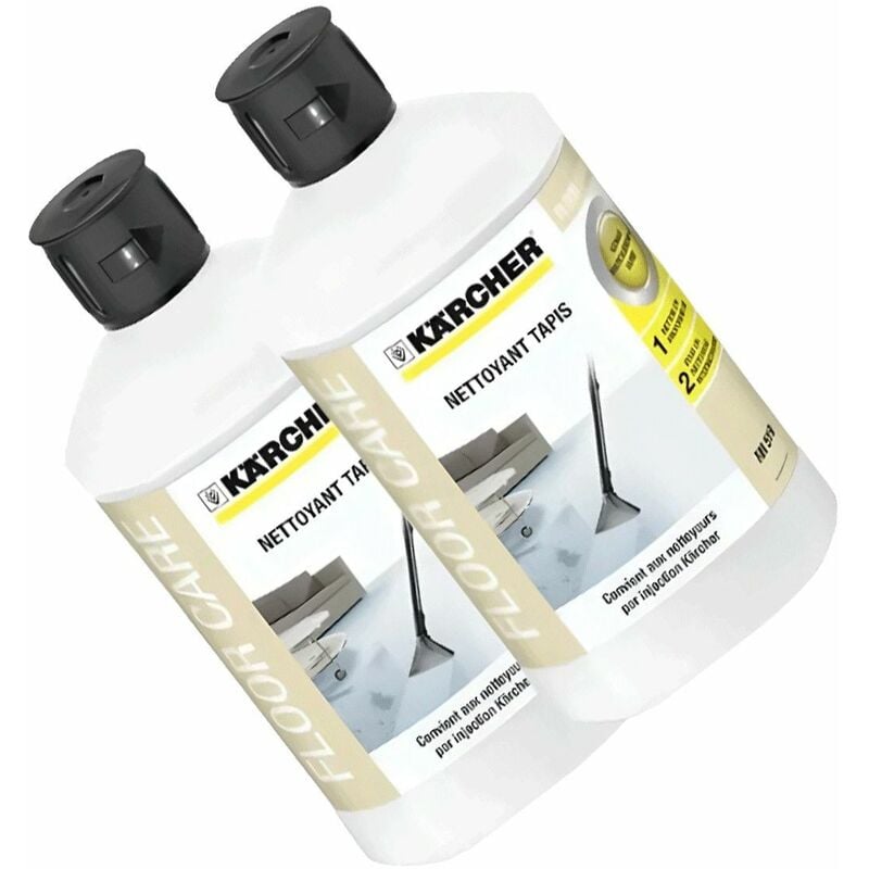 foto del prodotto set di 2 detergenti per moquette e tappeti rm 519 da 1 litro aspirapolvere k rcher 4370183