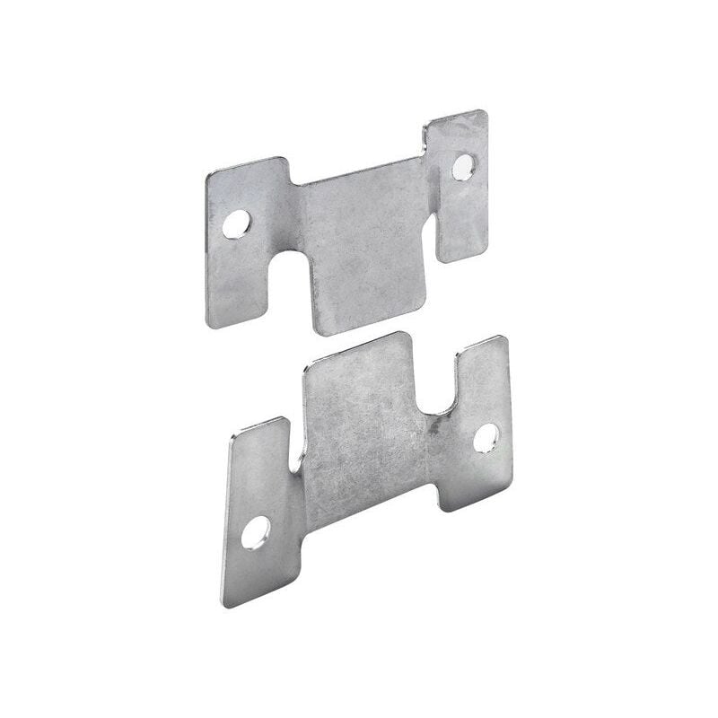 foto del prodotto set di 2 elementi di montaggio in acciaio zincato hettich, l.100 mm hettich