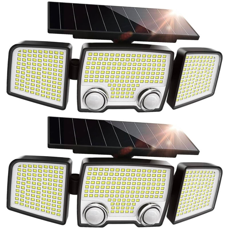 foto del prodotto set di 2 faretti solari h11cm raylite