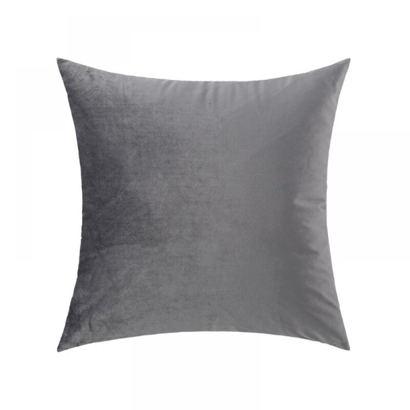 foto del prodotto set di 2 federe per cuscini 45 x 45 cm in velluto grigio scuro per camera da letto, divano, soggiorno, auto antracite, 45 x 45 cm bebusingoto
