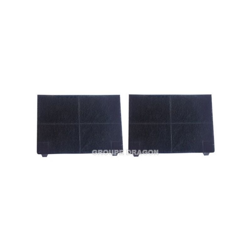 foto del prodotto set di 2 filtri a carbone 5403001 193 x 137 x 20 mm cappa aspirante brandt 529917321422802458