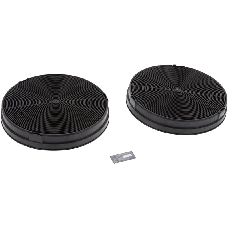 foto del prodotto set di 2 filtri a carbone mcef02 19,4 x 3 cm per aeg hood electrolux zanussi
