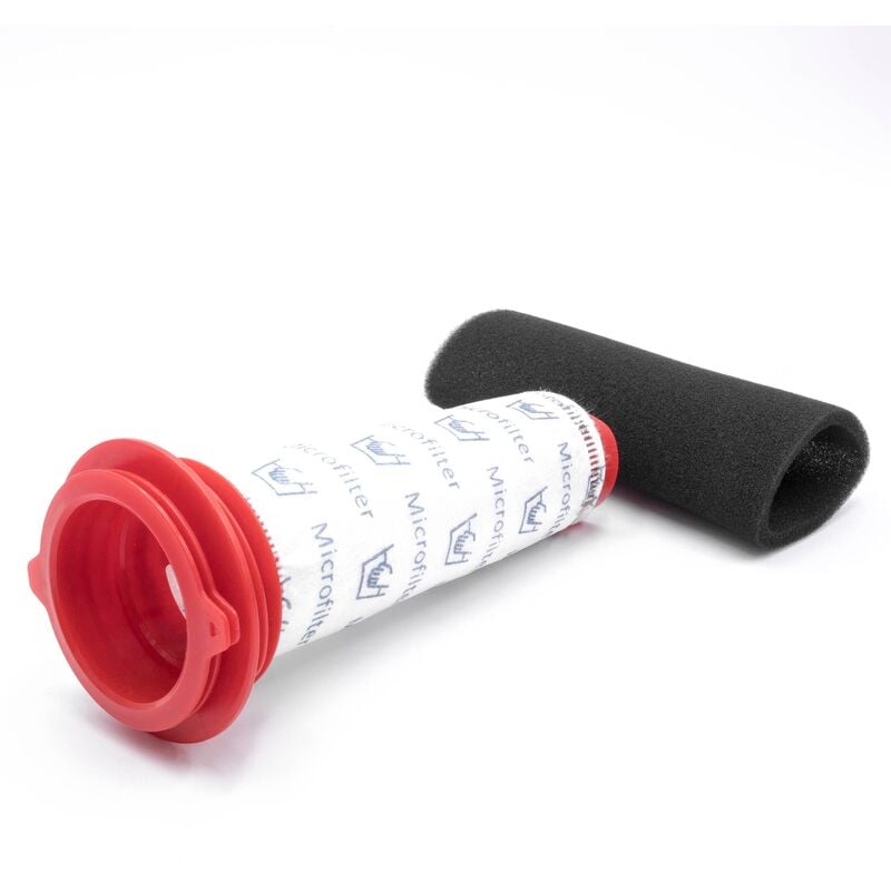 foto del prodotto set di 2 filtri compatibile con bosch athlet bbh51830 01, bbh51840 01 aspirapolvere filtro in spugna, microfiltro vhbw