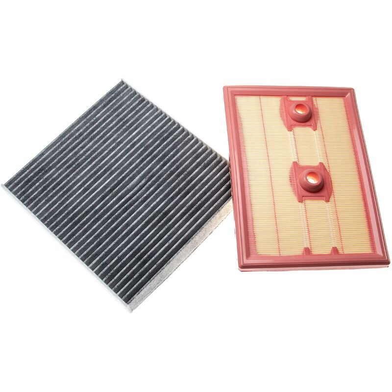 immagine 0 del prodotto set di 2 filtri sostituisce bosch f026400342, r 2599 per auto 1x filtro dell aria, 1x filtro ai carboni attivi vhbw