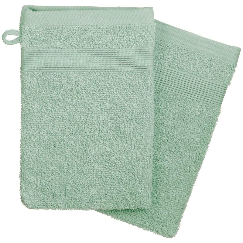 foto del prodotto set di 2 flanelle verdi 15x21cm atmosphera cr ateur d int rieur