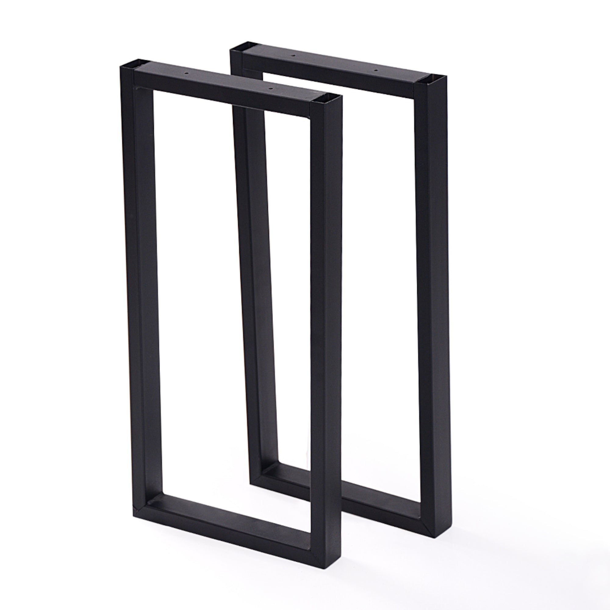 foto del prodotto set di 2 gambe da tavolo rettangolari in acciaio 56 x 27 cm 03 0008091