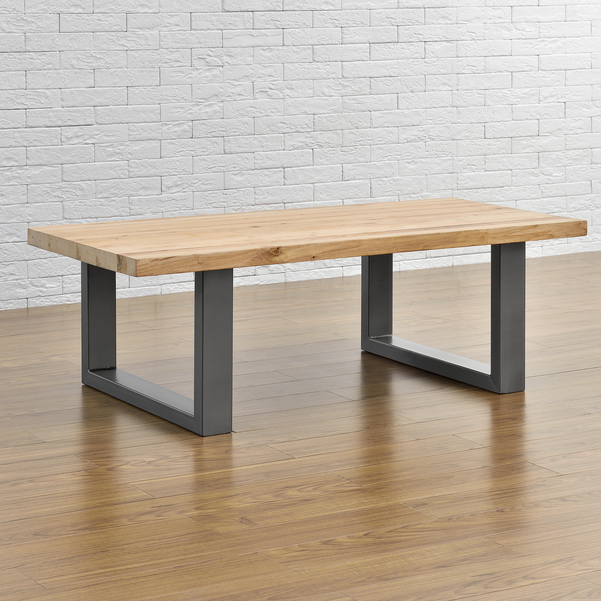 foto del prodotto set di 2 gambe rettangolari makers in acciaio per mobili fai da te lxa 64 x 40 cm grigio en.casa 