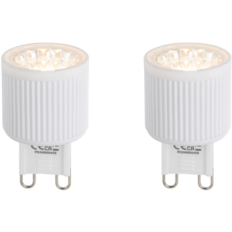 foto del prodotto set di 2 lampadine led dimmerabili g9 24 mm 3w 300 lm 2700k luedd