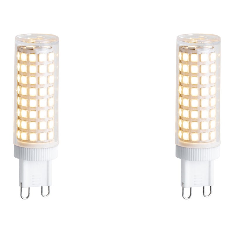 foto del prodotto set di 2 lampadine led g9 dimmerabili 5,5w 500 lm 2700k luedd