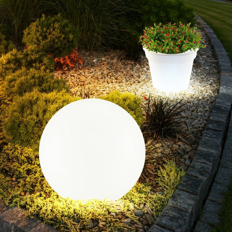 foto del prodotto set di 2 led solar plug lampada da giardino terrazze decorazione esterna flower pot stand lampada bianca