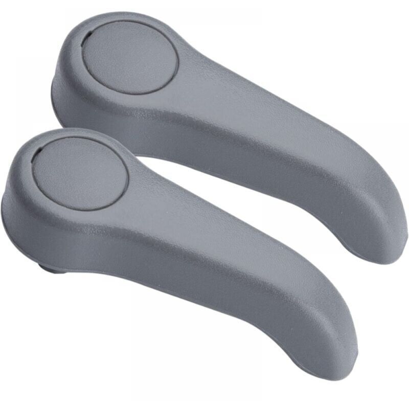 foto del prodotto set di 2 maniglie di regolazione del sedile anteriore grigie per renault clio 2 twingo 1 7701209658 7701470827