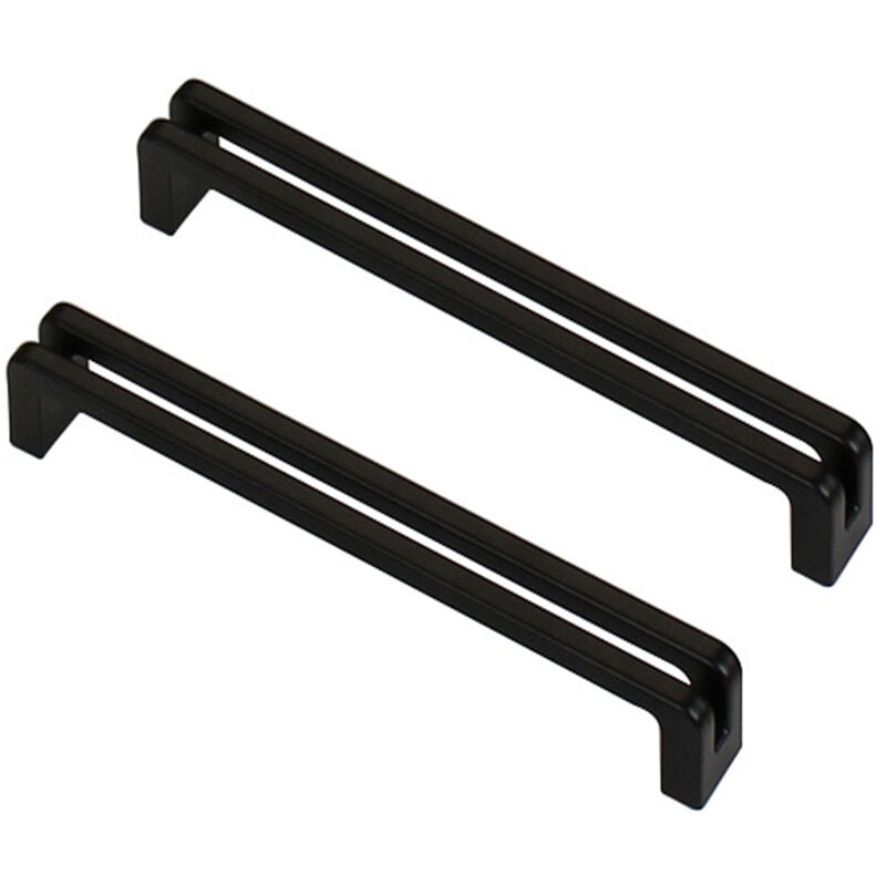 foto del prodotto set di 2 maniglie per mobili da cucina, maniglia porta in alluminio con viti per armadio guardaroba cassetto credenza 160 mm
