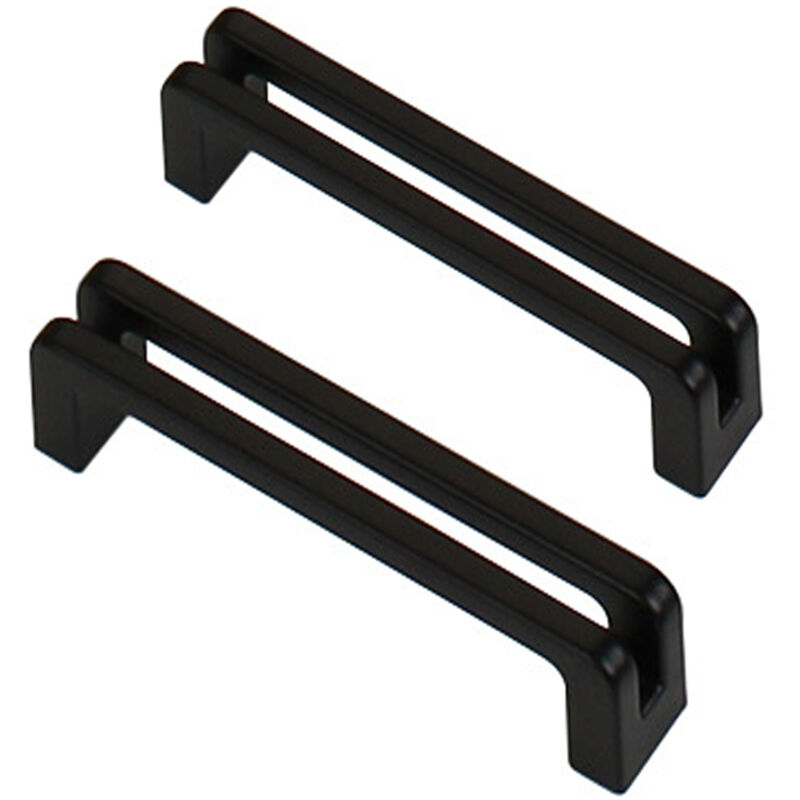 foto del prodotto set di 2 maniglie per mobili da cucina, maniglia porta in alluminio con viti per armadio guardaroba cassetto credenza 96 mm