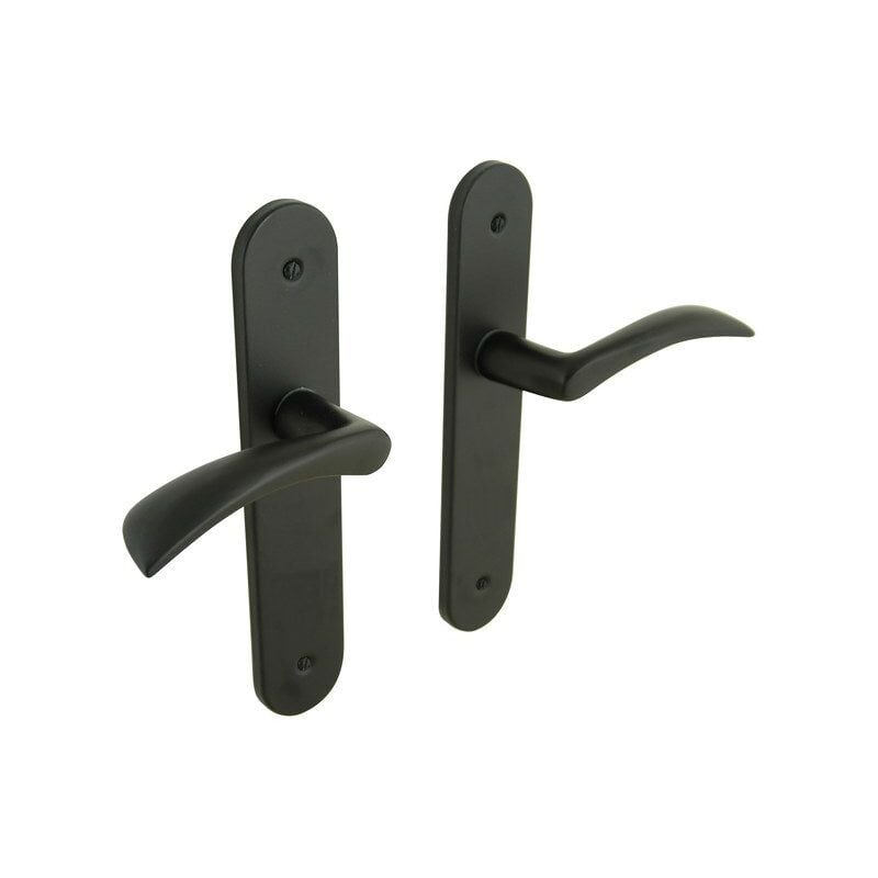 foto del prodotto set di 2 maniglie per porte azur senza foro chrisligne alluminio interasse 165 mm chrisligne