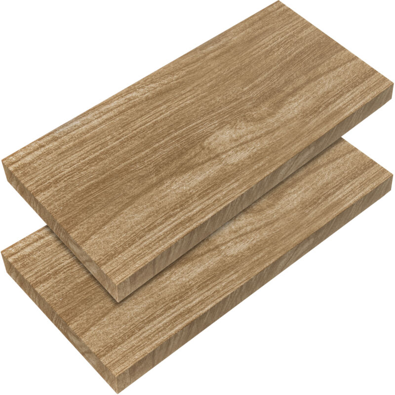 foto del prodotto set di 2 mensole sospese 50cm de , 2er set eiche de