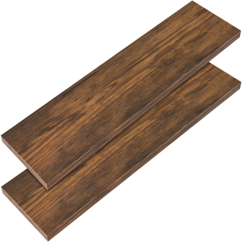 foto del prodotto set di 2 mensole sospese set of 2 dark oak en , 90cm de 