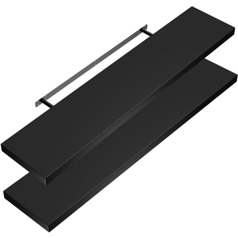foto del prodotto set di 2 mensole sospese set of 2 matt black en , 110cm de 