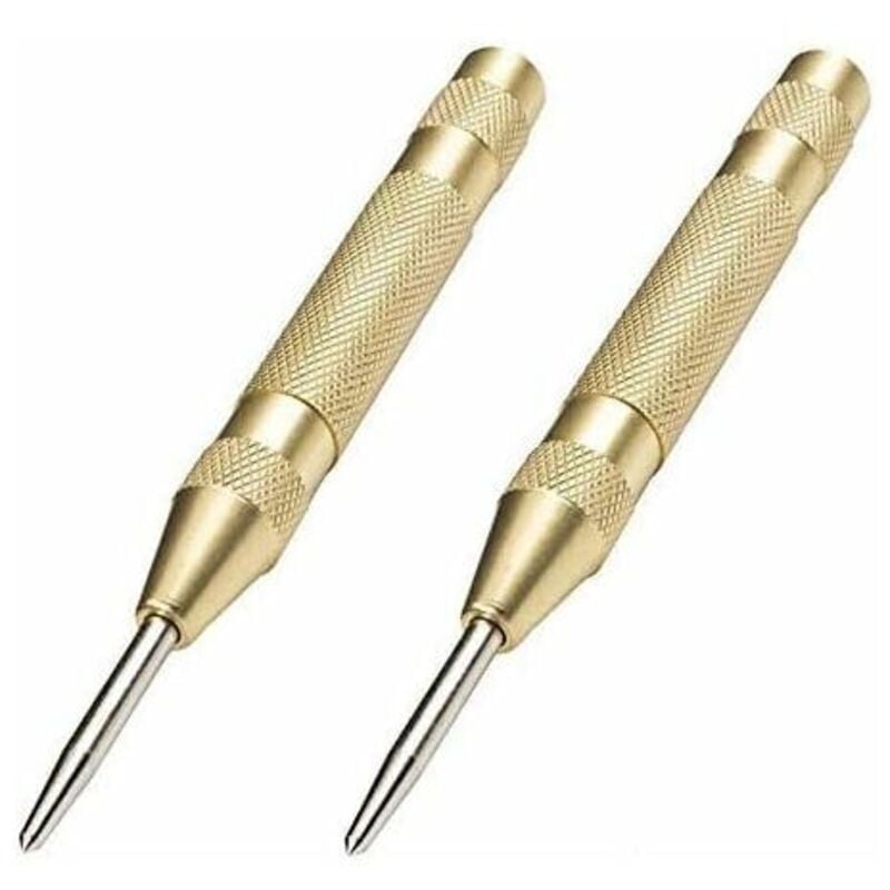 foto del prodotto set di 2 perforatori automatici per metallo o legno (oro) groofoo