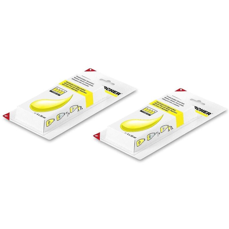 foto del prodotto set di 2 prodotti per la pulizia 8 x 20 ml per il detergente per finestre k rcher