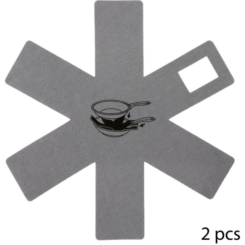 foto del prodotto set di 2 protezioni antigraffio in feltro grigio 5five