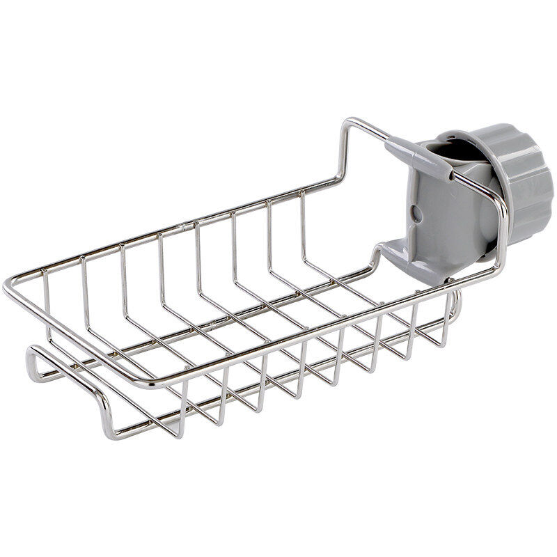 foto del prodotto set di 2 ripiani portaoggetti in acciaio inox per il bagno
