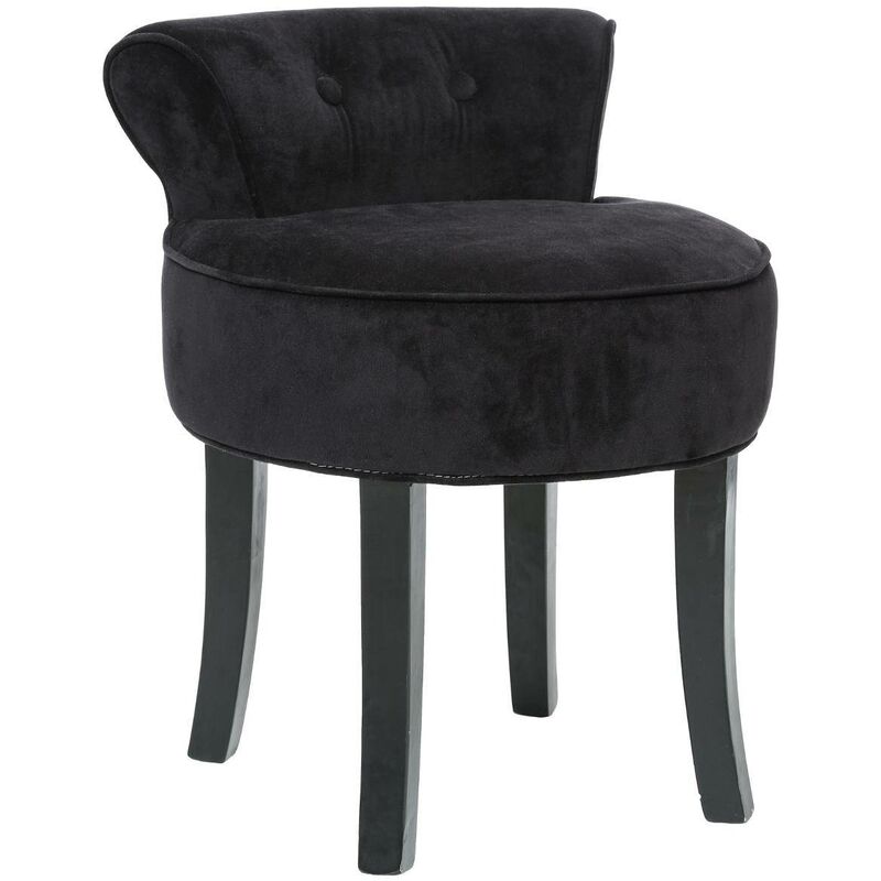 foto del prodotto set di 2 sgabelli firmin in velluto nero atmosphera cr ateur d int rieur
