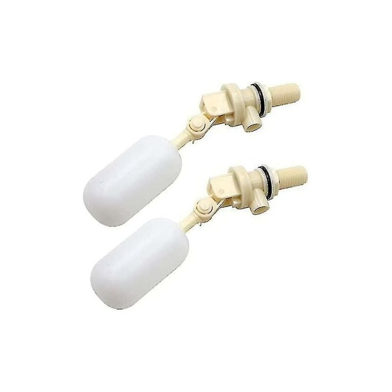 foto del prodotto set di 2 valvole galleggianti per il riempimento automatico di abbeveratoi per cani, bovini e pecore, valvola a sfera con chiusura automatica del