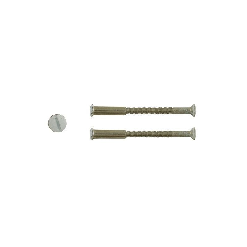 foto del prodotto set di 2 viti in acciaio laccato, l.4,5 x l.0,7 chrisligne