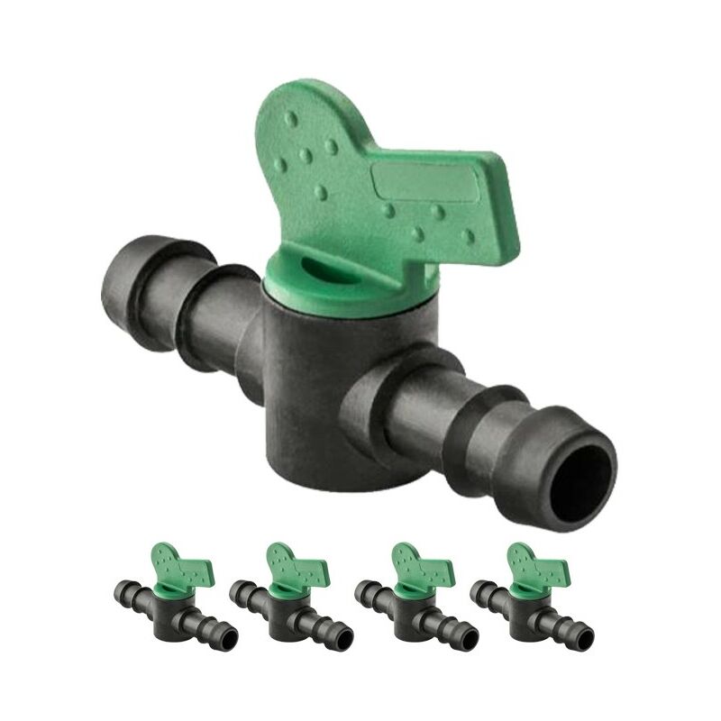 foto del prodotto set di 20 rubinetti per irrigazione a goccia da 16 mm