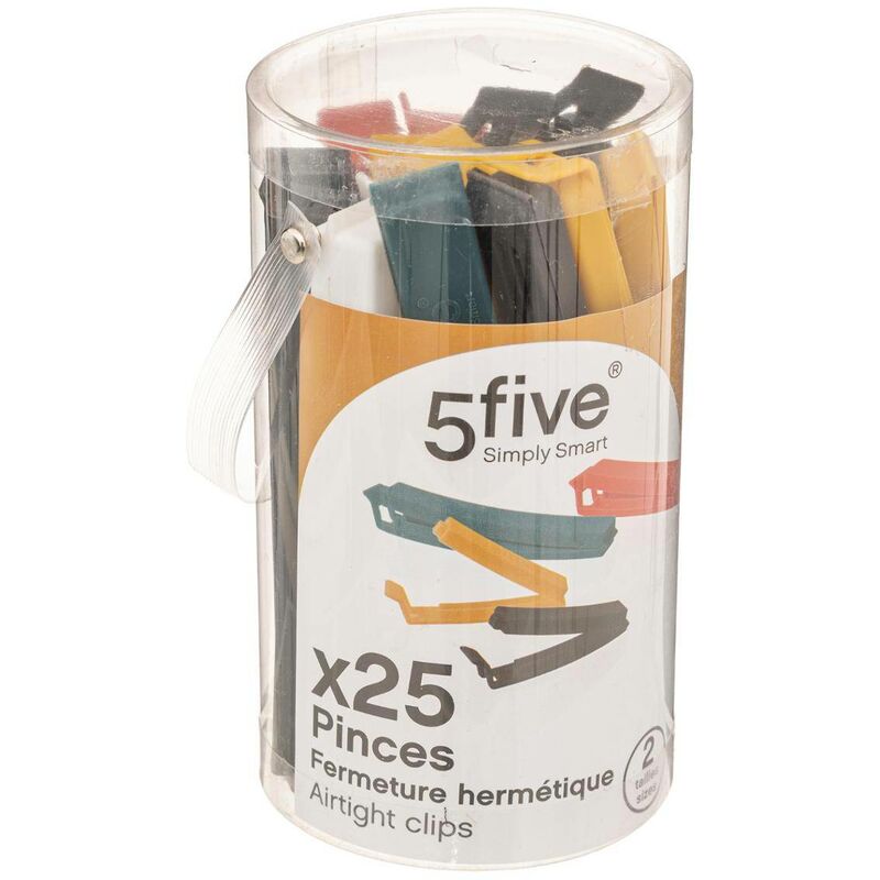 immagine 0 del prodotto set di 25 clip ermetiche 5five