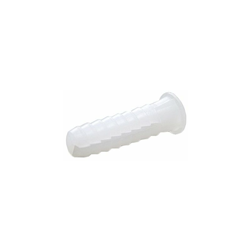 foto del prodotto set di 25 tasselli da muro in polietilene a bassa densit ldpe , 3 piedi , colore bianco, 2120500 sysfix