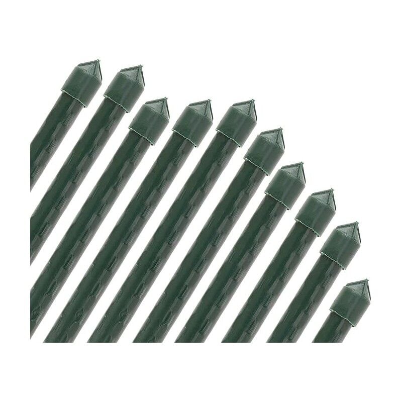 foto del prodotto set di 25 tutori in bamb plastificato 120 cm, 10 12 mm, tubi in bamb per piante e alberi, bacchette di bamb , canne di bamb 
