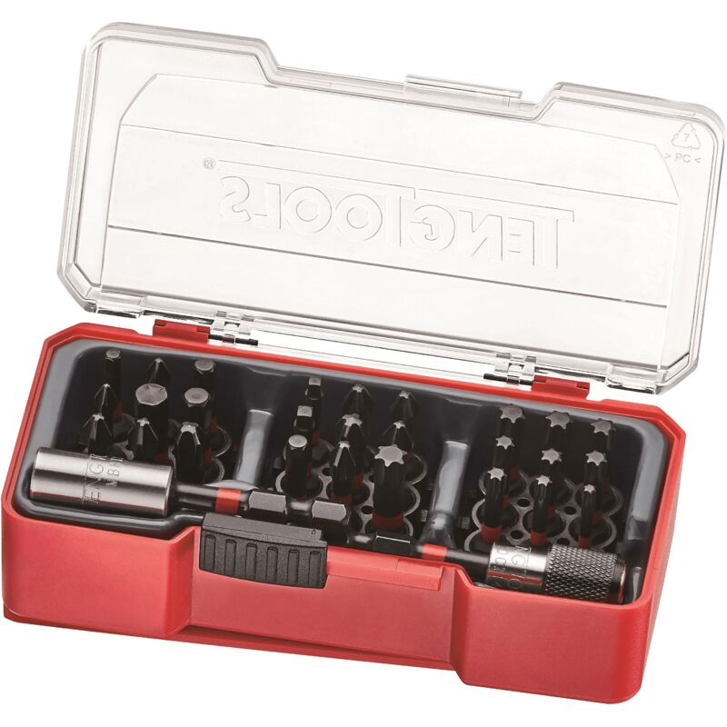 foto del prodotto set di 27 punte di ricambio per cacciaviti a percussione teng tools impact tj1430