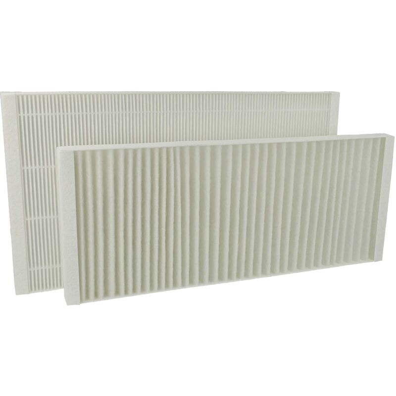 foto del prodotto set di 2x filtri sostituisce viessmann 7502467, zk02577 per sistema di ventilazione filtri g4 f7, bianco vhbw