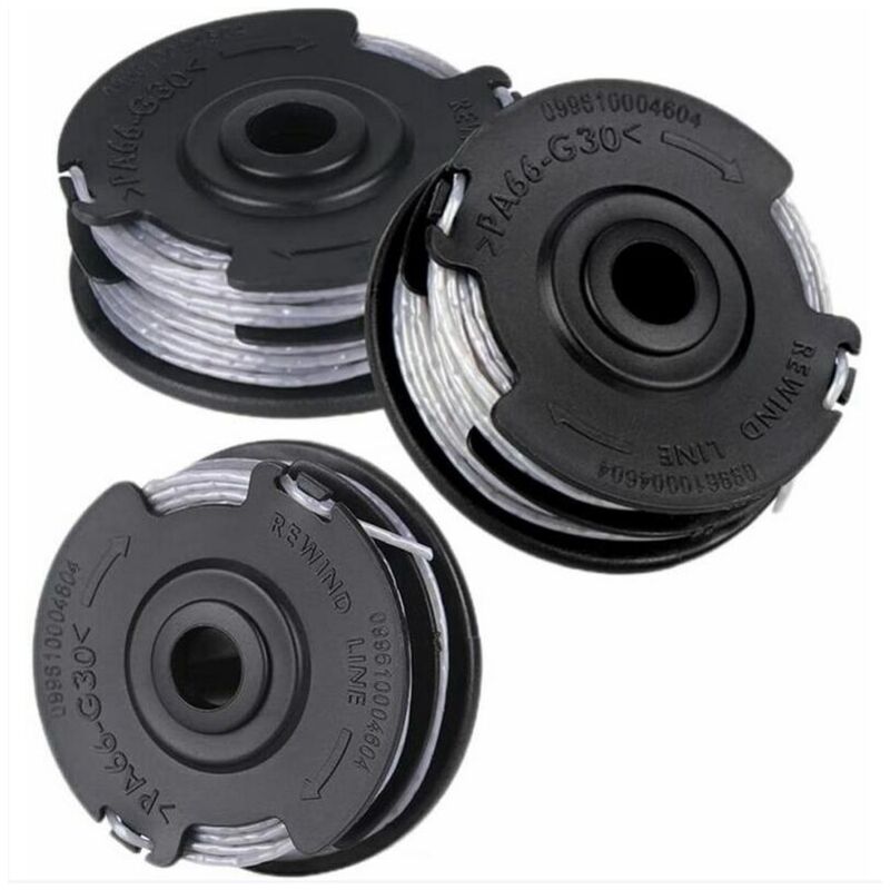 foto del prodotto set di 3 bobine per decespugliatore bosch art 24 27 30 30 36 li 18 m 1,65 mm