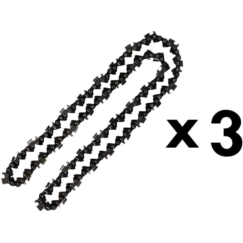 foto del prodotto set di 3 catene 76 maglie per motosega a 