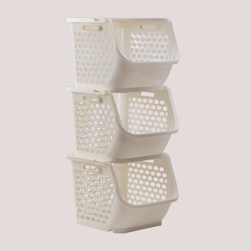 foto del prodotto set di 3 ceste portaoggetti bazyl sklum