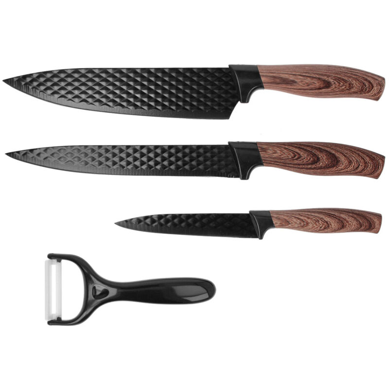 foto del prodotto set di 3 coltelli da cucina con pelapasta 3777