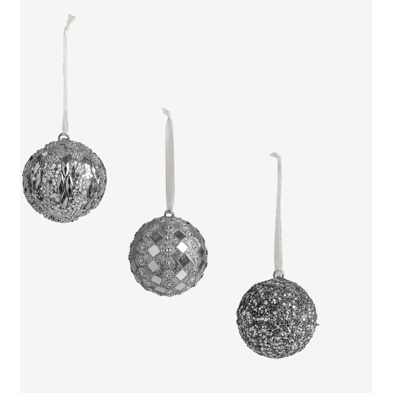 foto del prodotto set di 3 decorazioni natalizie venia sklum