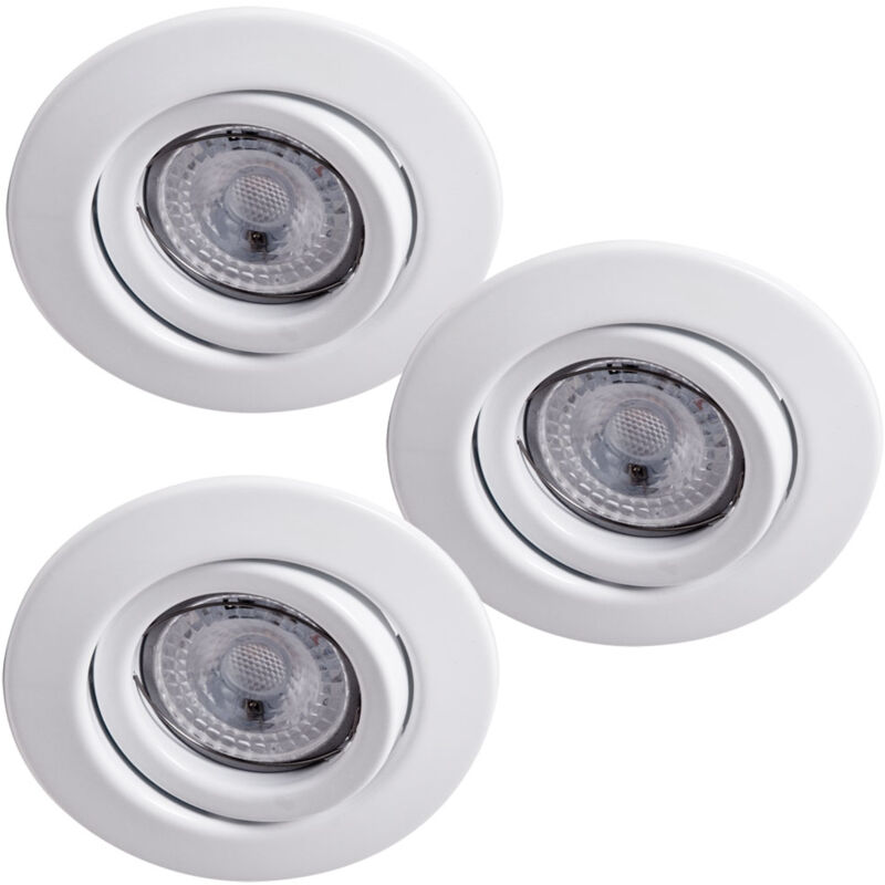 foto del prodotto set di 3 faretti da incasso a led, luci, illuminazione, ruotabili paulmann 920.27