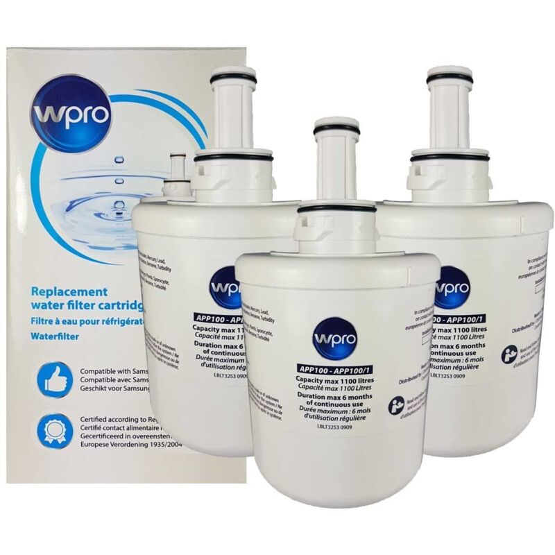foto del prodotto set di 3 filtri per l acqua per frigorifero w pro 484000000513